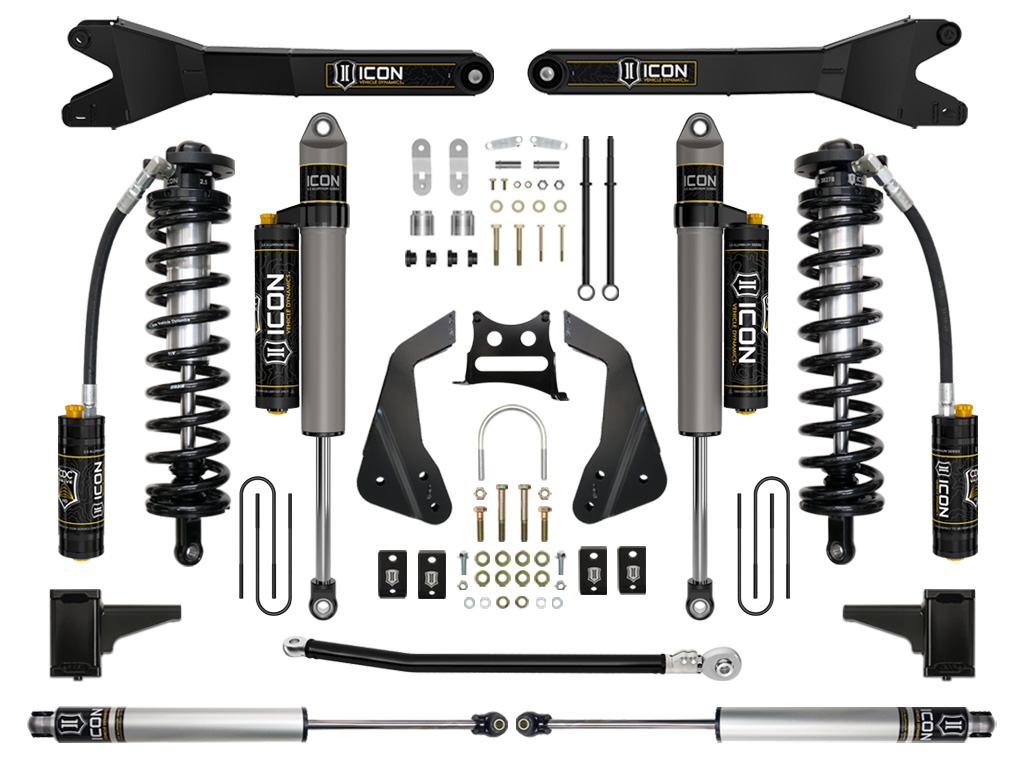 ICON Vehicle Dynamics 05-07 FORD F250/F350 4-5.5" STAGE 5 COILOVER CONVERSION SYSTEM W RADIUS ARM K63115R