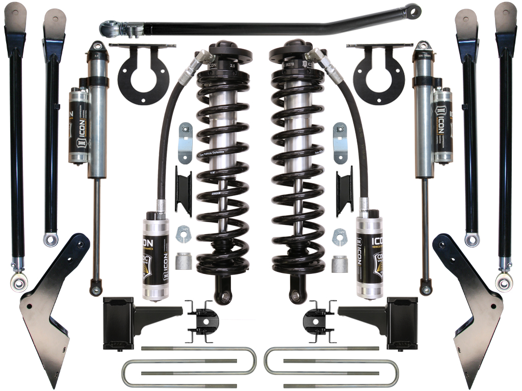 ICON Vehicle Dynamics 08-10 FORD F-250/F-350 4-5.5" STAGE 4 COILOVER CONVERSION SYSTEM K63124