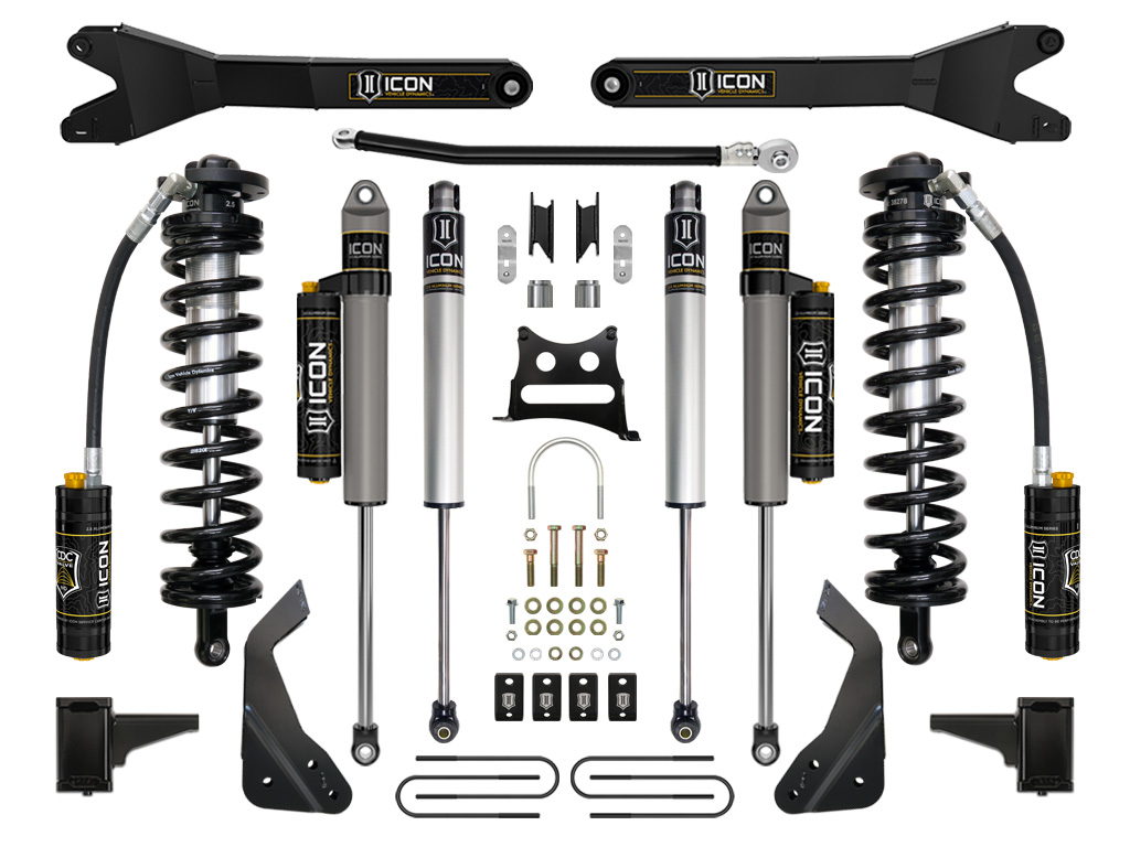 ICON Vehicle Dynamics 08-10 FORD F250/F350 4-5.5" STAGE 5 COILOVER CONVERSION SYSTEM W RADIUS ARM K63125R