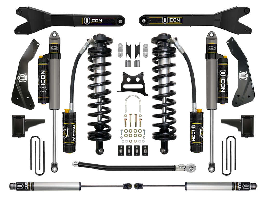 ICON Vehicle Dynamics 11-16 FORD F250/F350 4-5.5" STAGE 5 COILOVER CONVERSION SYSTEM W RADIUS ARM K63135R