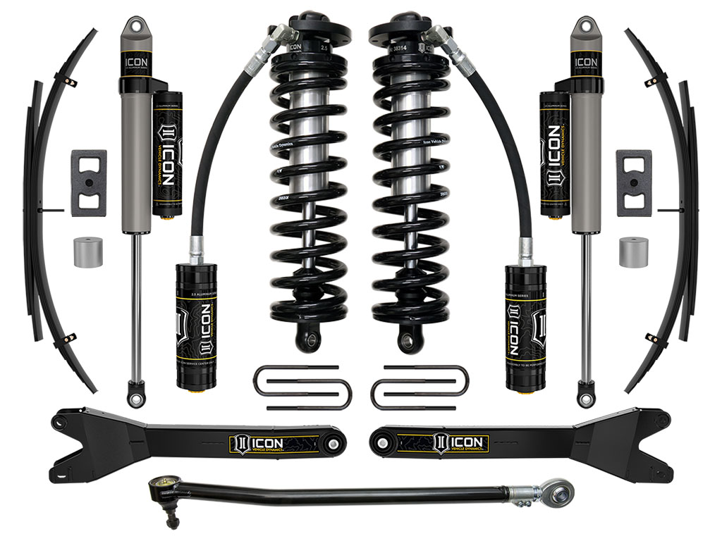 ICON Vehicle Dynamics 23-25 FORD F250/F350 2.5-3" STAGE 3 CO CNV SYSTEM W/ RADIUS ARMS/EXPANSION PACK K63203RL