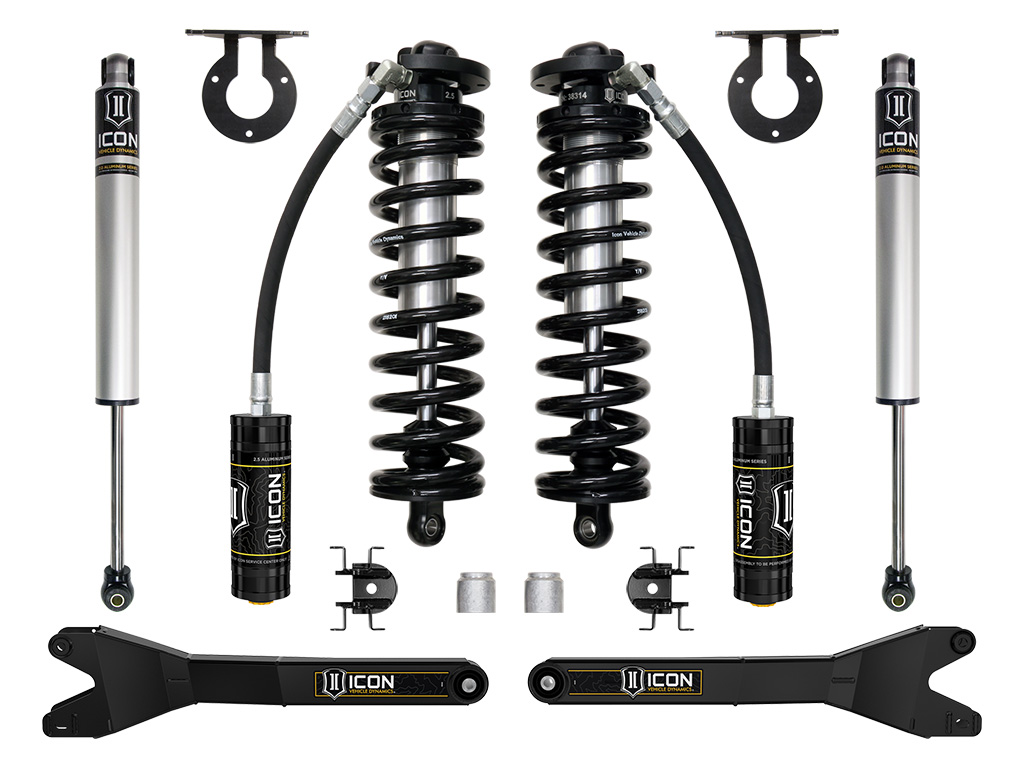 ICON Vehicle Dynamics 23-25 FORD F250/F350 2.5-3" STAGE 1 COILOVER CONVERSION SYSTEM W/ RADIUS ARMS K63201R