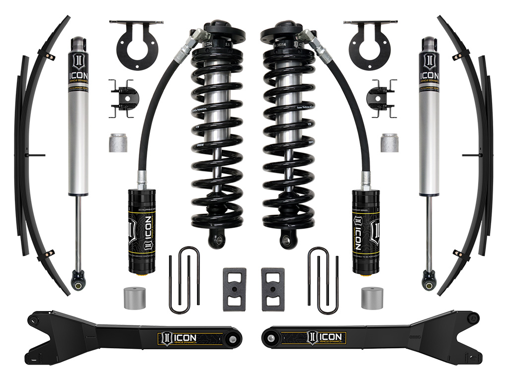 ICON Vehicle Dynamics 23-25 FORD F250/F350 2.5-3" STAGE 1 CO CNV SYSTEM W/ RADIUS ARMS/EXPANSION PACK K63201RL