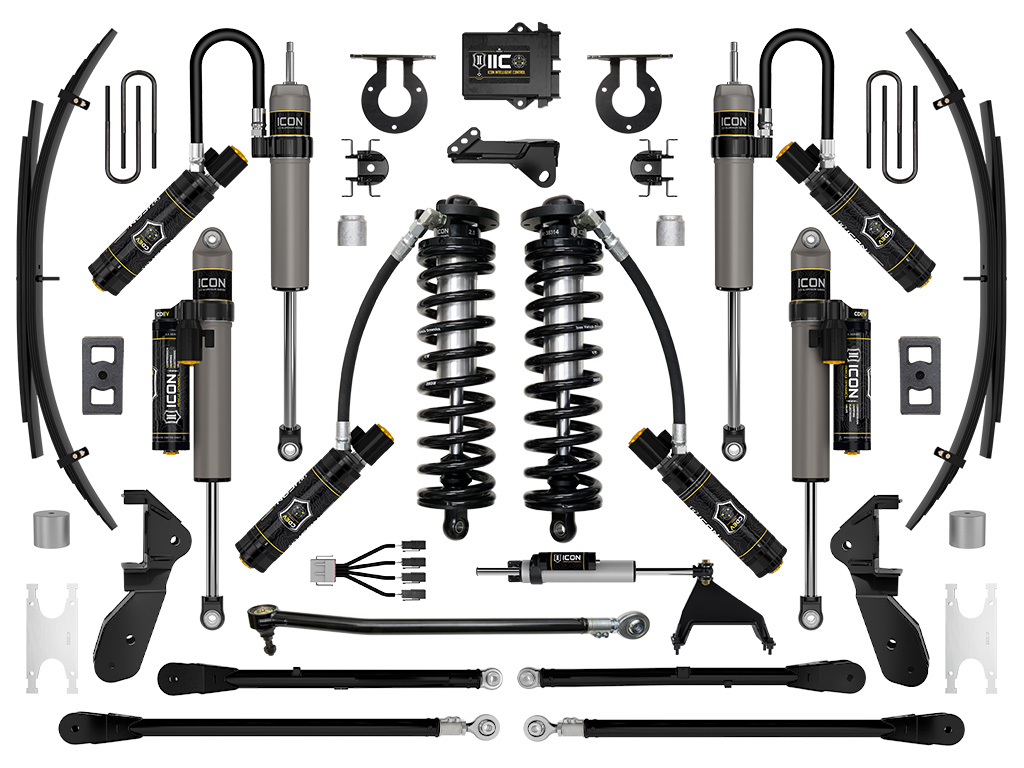 ICON Vehicle Dynamics 23-25 FORD F250/F350 2.5-3" STAGE 7 COILOVER CONV SYS W/ 4-LINK/EXPANSION PACK K63207L