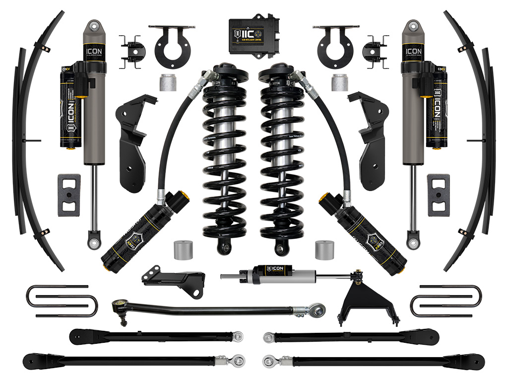 ICON Vehicle Dynamics 23-25 FORD F250/F350 2.5-3" STAGE 6 COILOVER CONV SYS W/ 4-LINK/EXPANSION PACK K63206L
