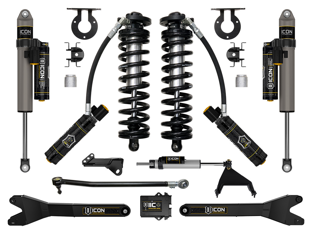 ICON Vehicle Dynamics 23-25 FORD F250/F350 2.5-3" STAGE 6 COILOVER CONVERSION SYSTEM W/ RADIUS ARMS K63206R