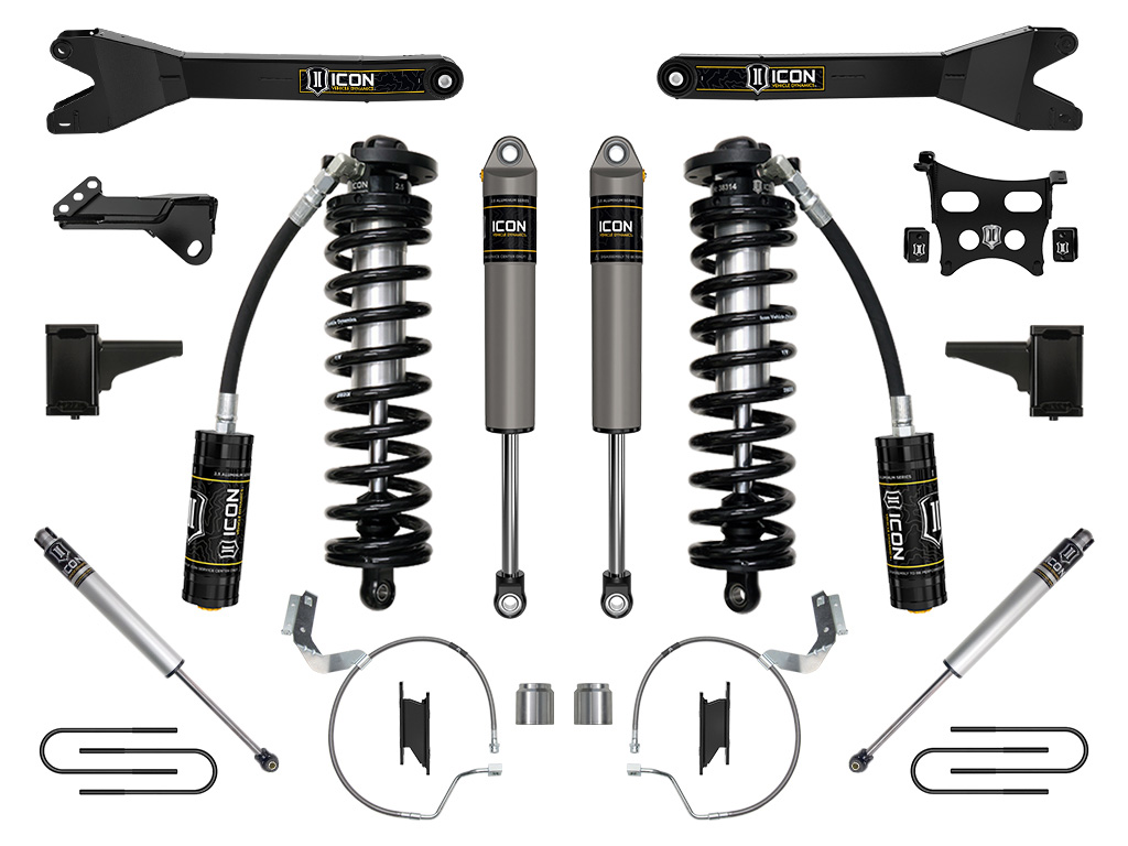 ICON Vehicle Dynamics 23-25 FORD F250/F350 4-5.5" STAGE 3 COILOVER CONVERSION SYSTEM W/ RADIUS ARMS K63213R