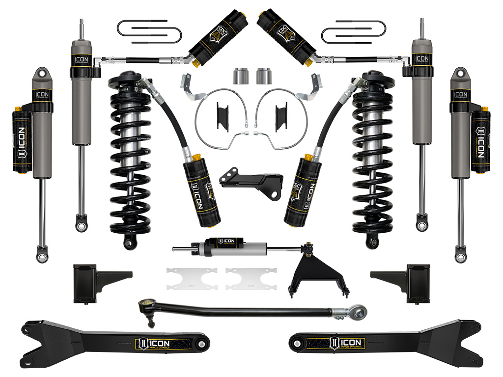 ICON Vehicle Dynamics 23-25 FORD F250/F350 4-5.5" STAGE 7 COILOVER CONVERSION SYSTEM W/ RADIUS ARMS K63217R