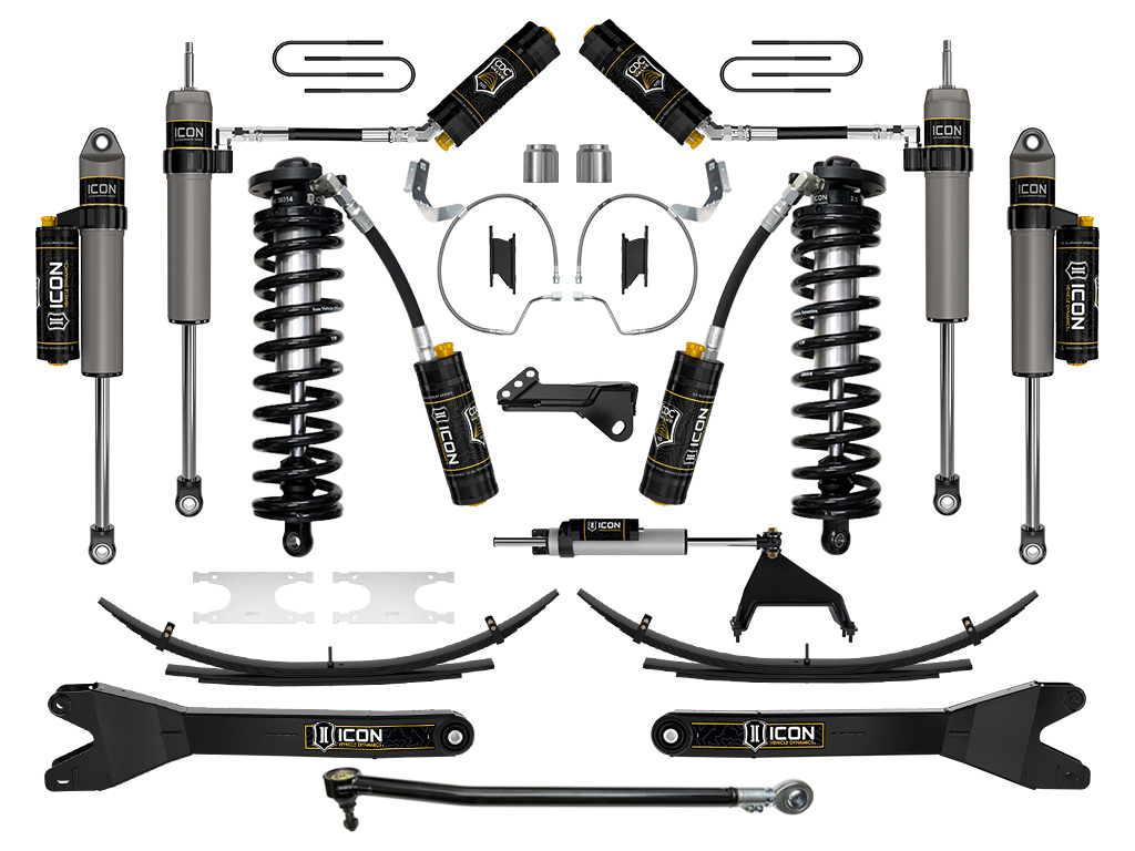 ICON Vehicle Dynamics 23-25 FORD F250/F350 4-5.5" STAGE 7 COILOVER CONV SYS RADIUS ARM/EXPANSION PACKS K63217RL