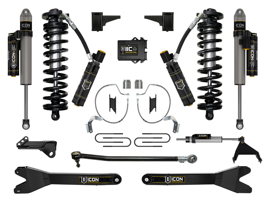 ICON Vehicle Dynamics 23-25 FORD F250/F350 4-5.5" STAGE 8 COILOVER CONVERSION SYSTEM W/ RADIUS ARMS K63218R