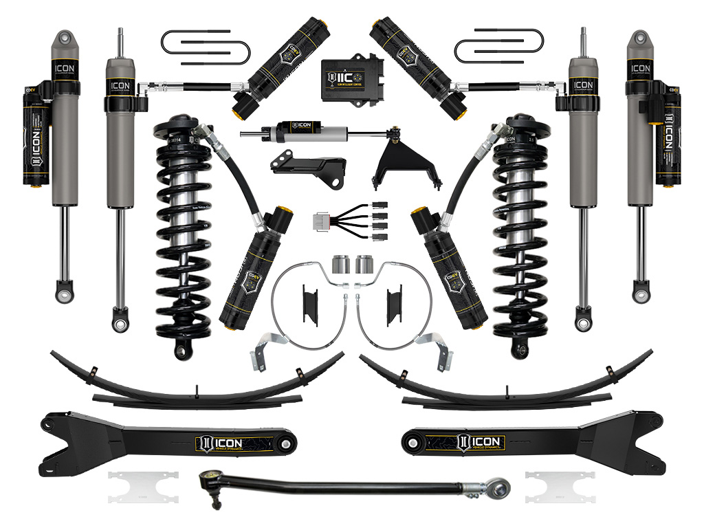 ICON Vehicle Dynamics 23-25 FORD F250/F350 4-5.5" STAGE 9 COILOVER CONV SYS RADIUS ARM/EXPANSION PACKS K63219RL