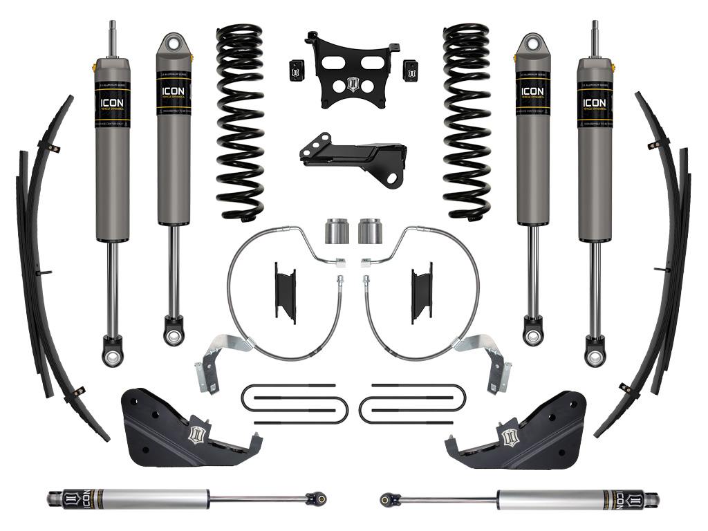 ICON Vehicle Dynamics 23-25 FORD F250/F350 4.5" STAGE 3 SUSPENSION SYSTEM DIESEL W/ EXPANSION PACKS K64543L