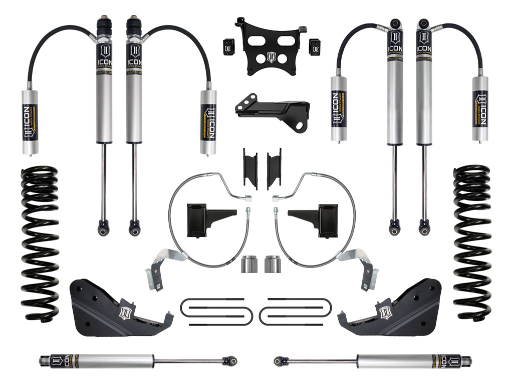 ICON Vehicle Dynamics 23-25 FORD F250/F350 4.5" STAGE 2 SUSPENSION SYSTEM DIESEL K64542