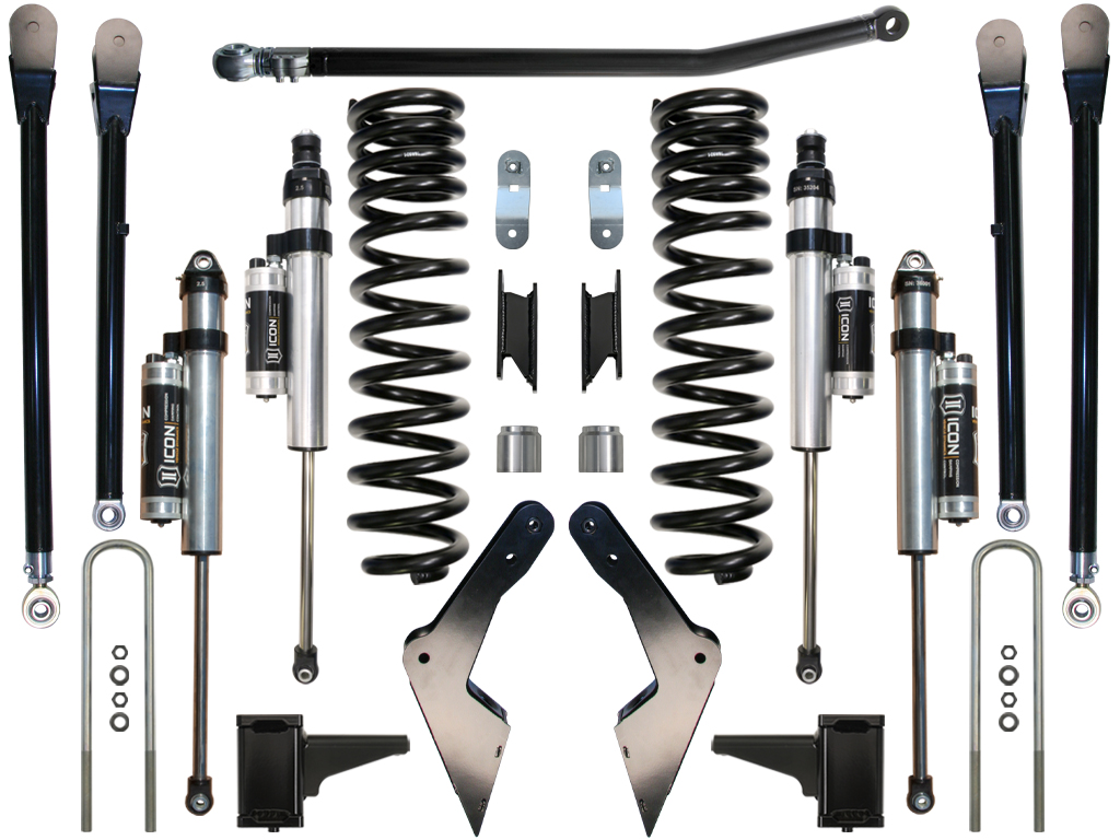 ICON Vehicle Dynamics 08-10 FORD F250/F350 4.5" STAGE 4 SUSPENSION SYSTEM K64553