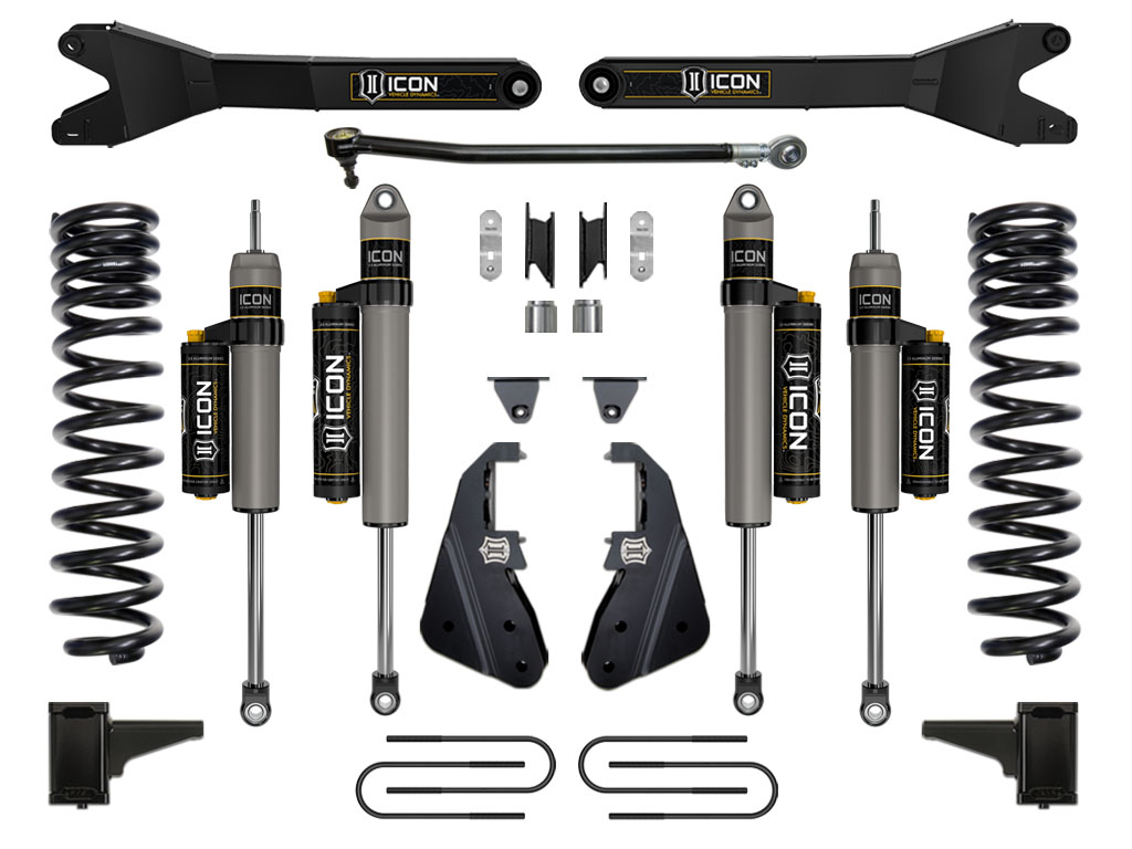 ICON Vehicle Dynamics 17-19 FORD F250/F350 4.5" STAGE 4 SUSPENSION SYSTEM W RADIUS ARM K64514R