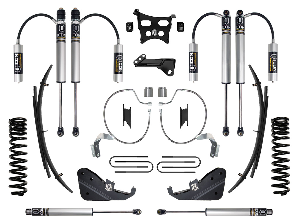 ICON Vehicle Dynamics 23-25 FORD F250/F350 4.5" STAGE 2 SUSPENSION SYSTEM GAS W/ EXPANSION PACKS K64532L