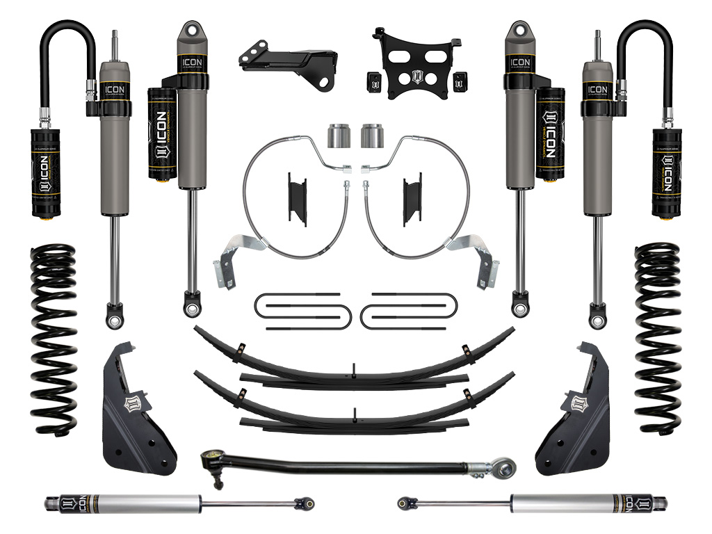 ICON Vehicle Dynamics 23-25 FORD F250/F350 4.5" STAGE 4 SUSPENSION SYSTEM GAS W/ EXPANSION PACKS K64534L