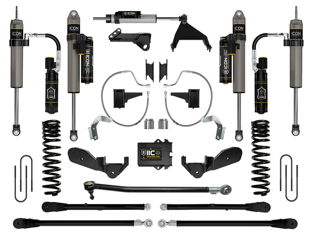 ICON Vehicle Dynamics 23-25 FORD F250/F350 4.5" STAGE 8 SUSPENSION SYSTEM GAS K64538