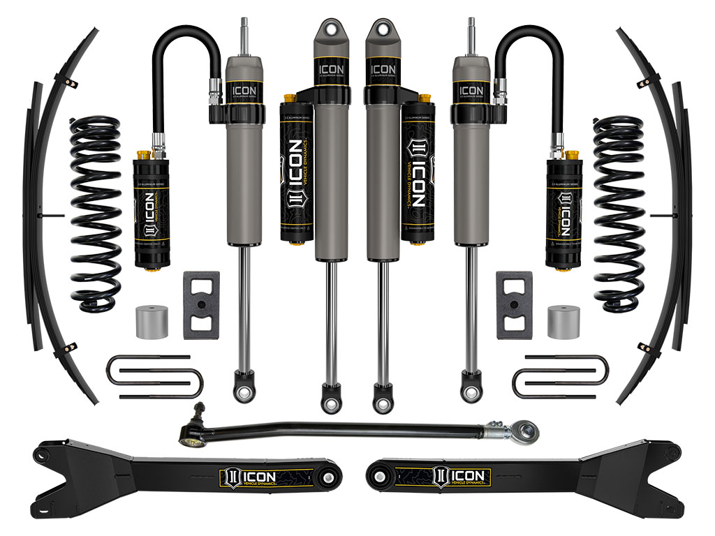 ICON Vehicle Dynamics 23-25 FORD F250/F350 DIESEL 2.5" STAGE 4 SUSP SYS RADIUS ARMS/EXPANSION PACK K65893RL