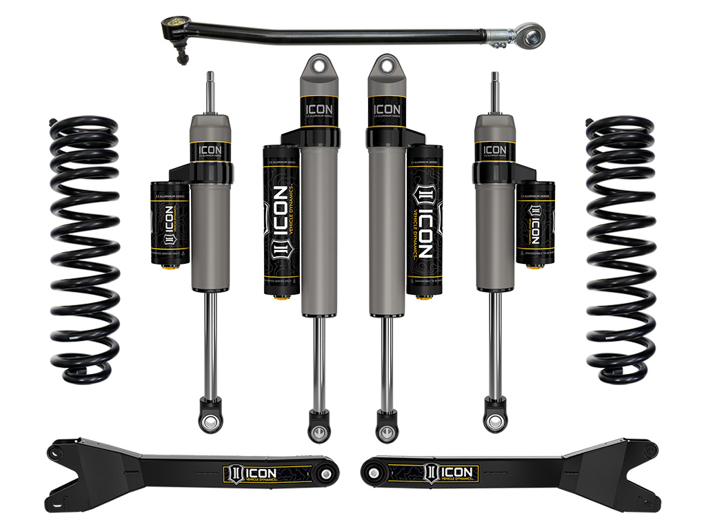 ICON Vehicle Dynamics 23-25 FORD F250/F350 GAS 2.5" STAGE 3 SUSPENSION SYSTEM W/ RADIUS ARMS K65897R
