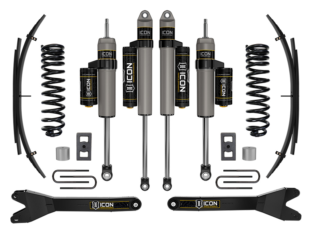 ICON Vehicle Dynamics 23-25 FORD F250/F350 GAS 2.5" STAGE 2 SUSP SYS W/ RADIUS ARMS/EXPANSION PACK K65896RL