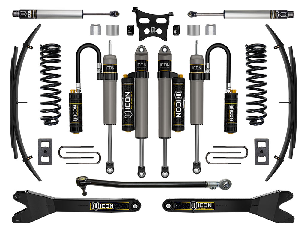ICON Vehicle Dynamics 23-25 FORD F250/F350 GAS 2.5" STAGE 5 SUSPENSION SYS RADIUS ARMS/EXPANSION PACK K65899RL