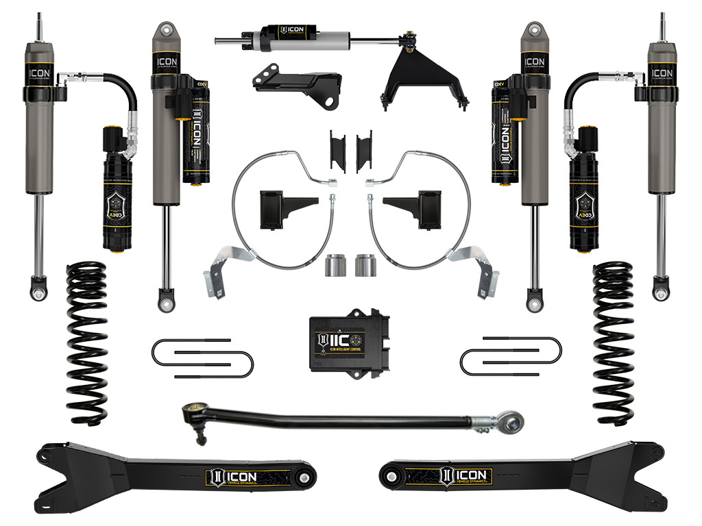 ICON Vehicle Dynamics 23-25 FORD F250/F350 4.5" STAGE 8 SUSPENSION SYSTEM DIESEL W/ RADIUS ARMS K65907R