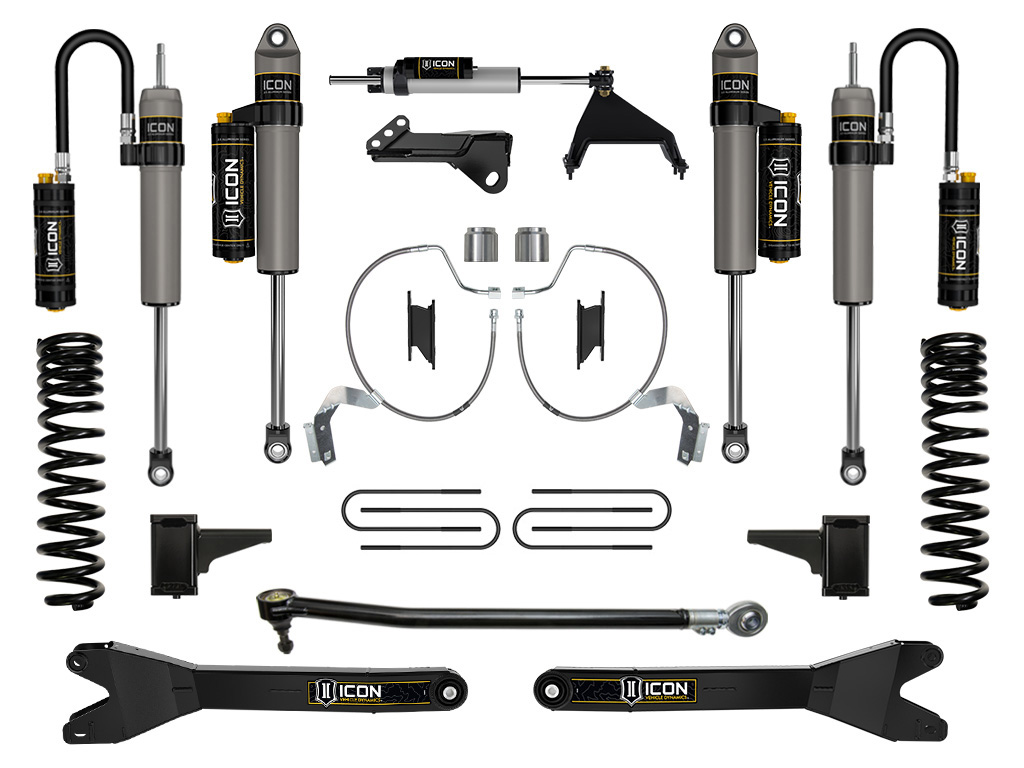 ICON Vehicle Dynamics 23-25 FORD F250/F350 4.5" STAGE 5 SUSPENSION SYSTEM DIESEL W/ RADIUS ARMS K65904R