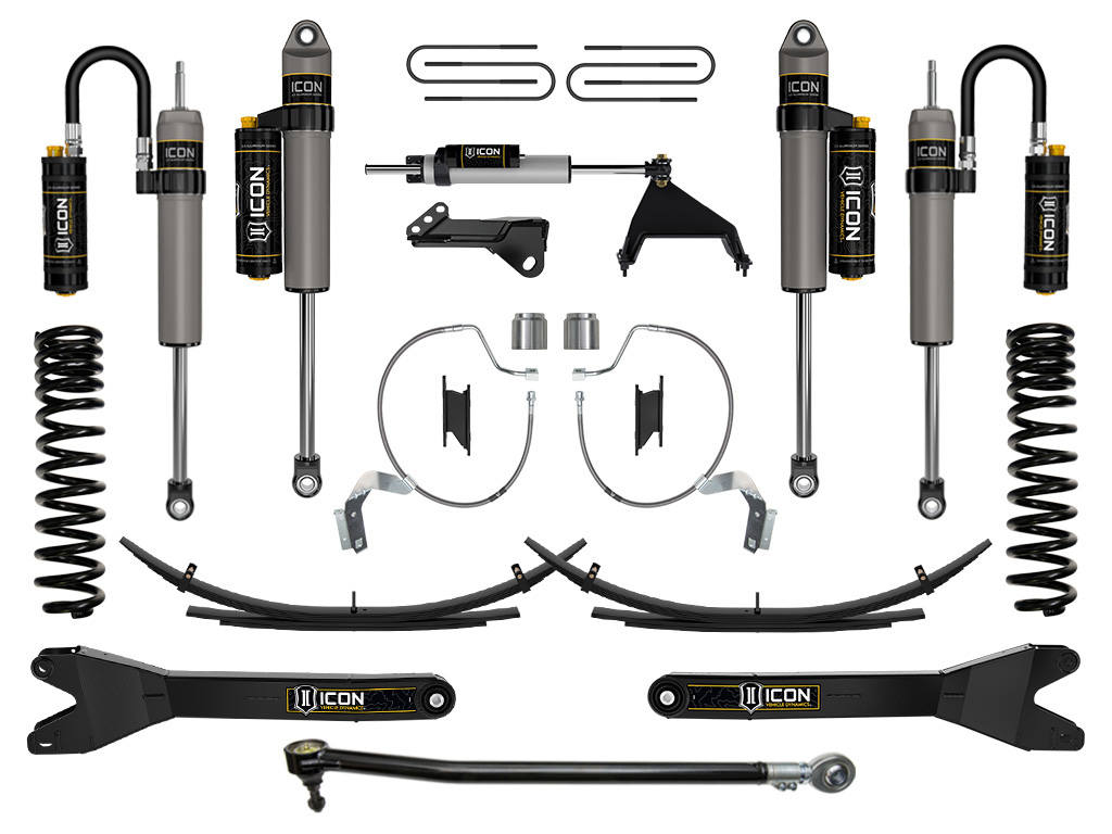 ICON Vehicle Dynamics 23-25 FORD F250/F350 4.5" STAGE 5 SUSP SYS DIESEL RADIUS ARMS/EXPANSION PACKS K65904RL