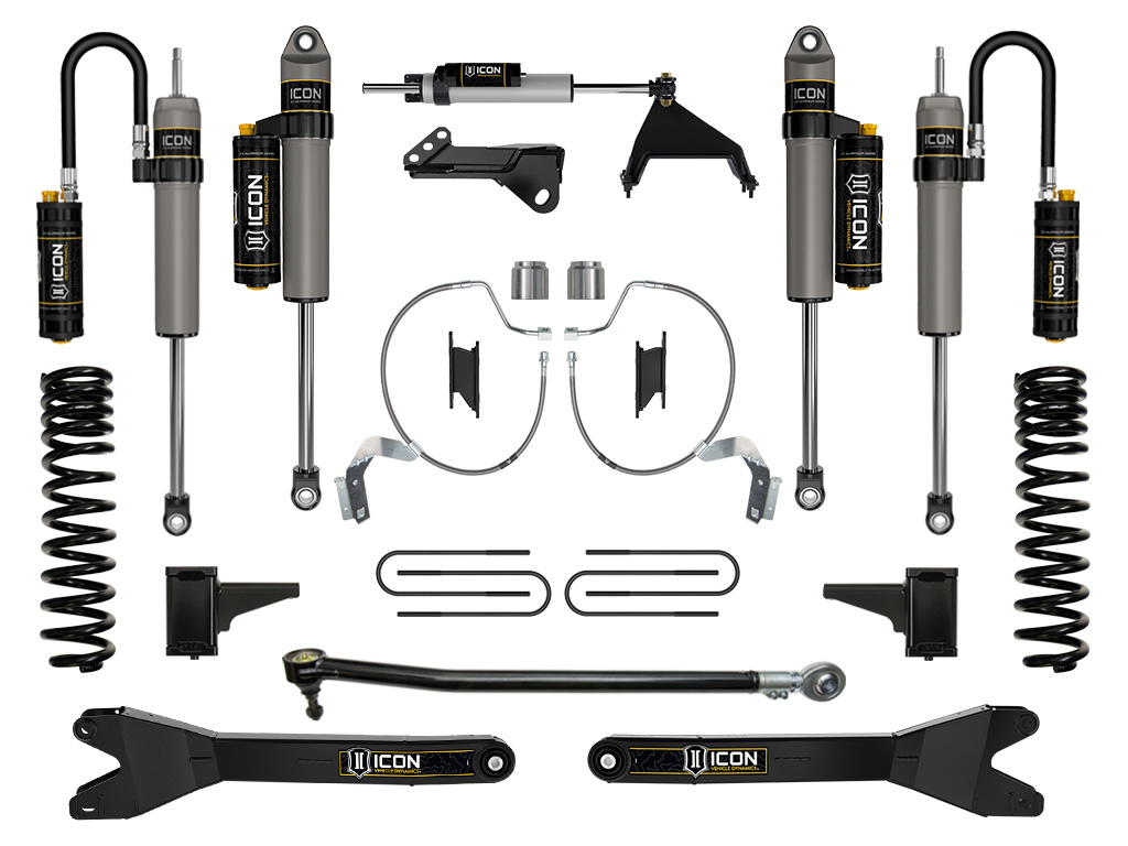 ICON Vehicle Dynamics 23-25 FORD F250/F350 4.5" STAGE 5 SUSPENSION SYSTEM GAS W/ RADIUS ARMS K65914R