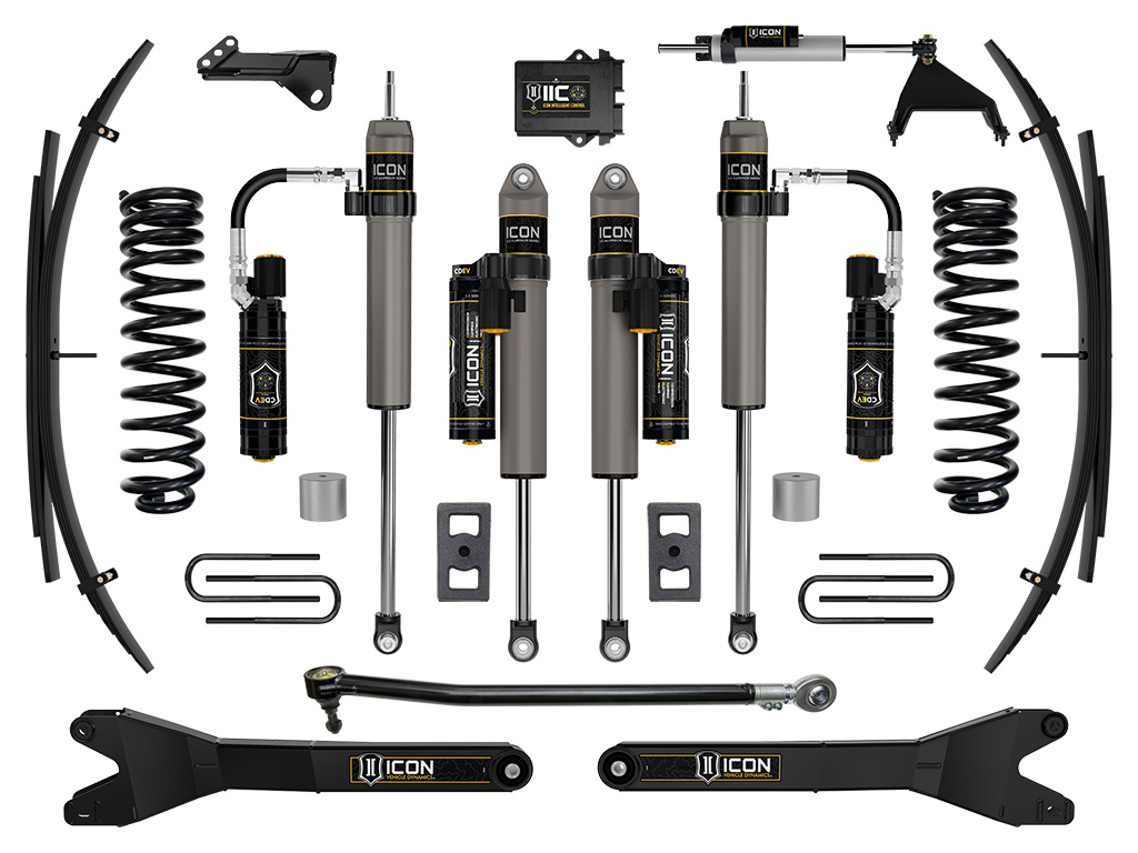 ICON Vehicle Dynamics 23-25 FORD F250/F350 DIESEL 2.5" STAGE 6 SUSP SYS RADIUS ARMS/EXPANSION PACK K65918RL