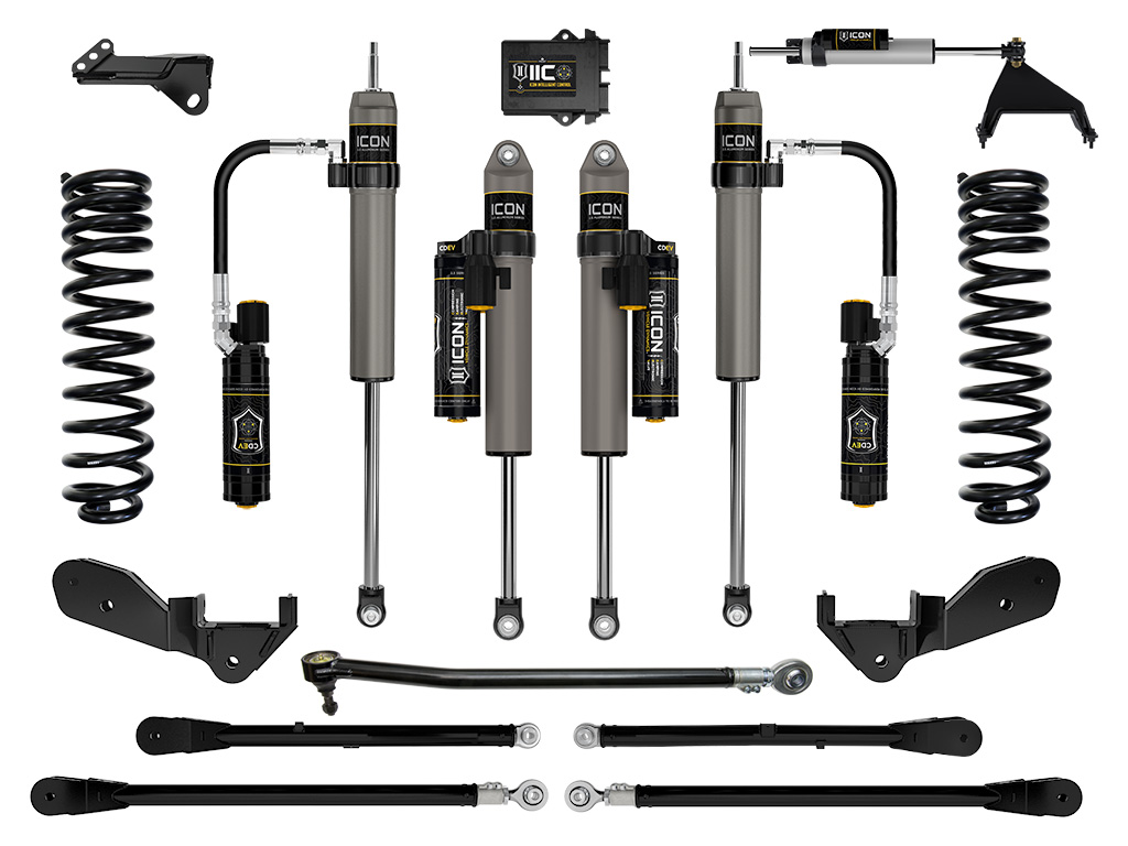 ICON Vehicle Dynamics 23-25 FORD F250/F350 GAS 2.5" STAGE 6 SUSPENSION SYSTEM W/ RADIUS ARMS K65919