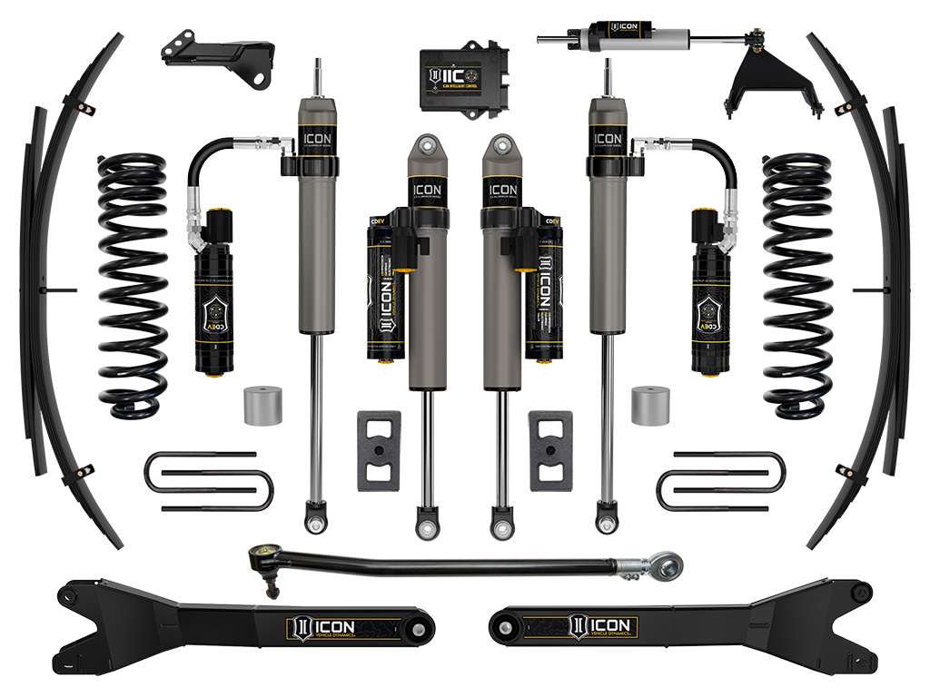 ICON Vehicle Dynamics 23-25 FORD F250/F350 GAS 2.5" STAGE 6 SUSPENSION SYS RADIUS ARMS/EXPANSION PACK K65919RL