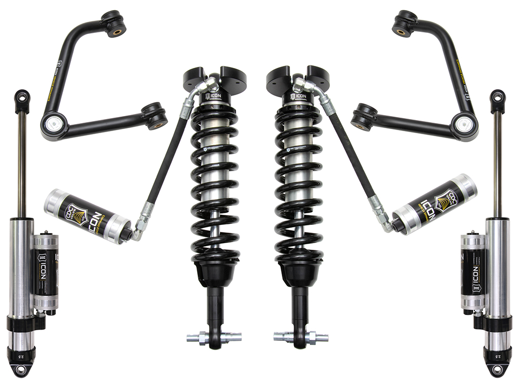 ICON Vehicle Dynamics 19-23 GM 1500 1.5-3.5" STAGE 4 SUSPENSION SYSTEM W TUBULAR UCA K73064T