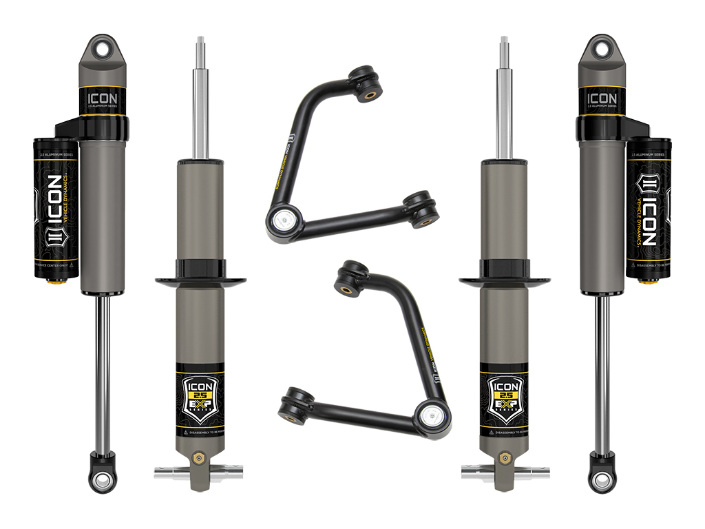 ICON Vehicle Dynamics 19-23 GM 1500 2.38-3.75" STAGE 3 EXP SUSPENSION SYSTEM W TUBULAR UCA K73073T