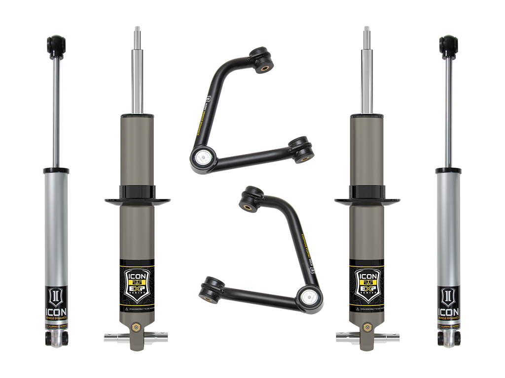 ICON Vehicle Dynamics 19-23 GM 1500 2.38-3.75" STAGE 2 EXP SUSPENSION SYSTEM W TUBULAR UCA K73072T