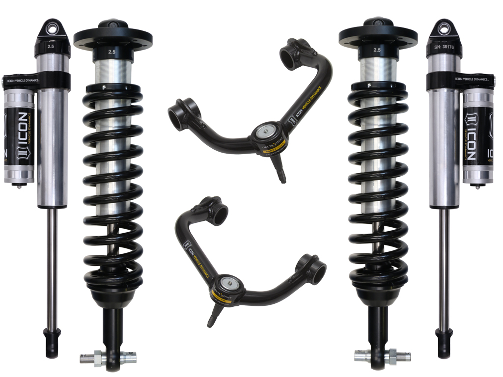 ICON Vehicle Dynamics 2015-2020 FORD F150 4WD 0-2.63" STAGE 3 SUSPENSION SYSTEM W TUBULAR UCA K93083T