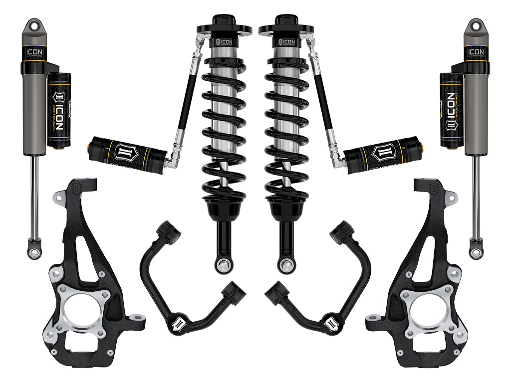 ICON Vehicle Dynamics 21-24 FORD F150 4WD 3.5-4.5" STAGE 3 SUSPENSION SYSTEM W TUBULAR UCA K93143T