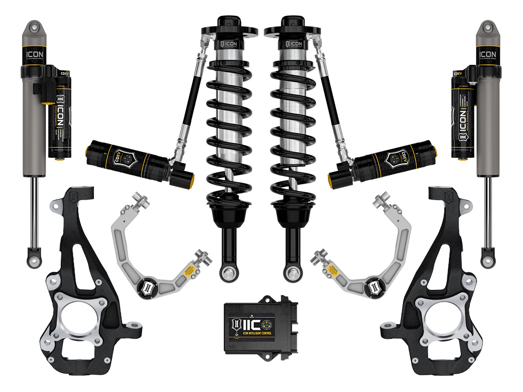 ICON Vehicle Dynamics 21-24 FORD F150 4WD 3.5-4.5" STAGE 5 SUSPENSION SYSTEM W BILLET UCA K93145