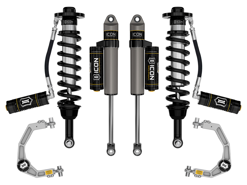 ICON Vehicle Dynamics 21-24 FORD F150 TREMOR 4WD 2.5-3" STAGE 3 SUSPENSION SYSTEM W BILLET UCA K93163