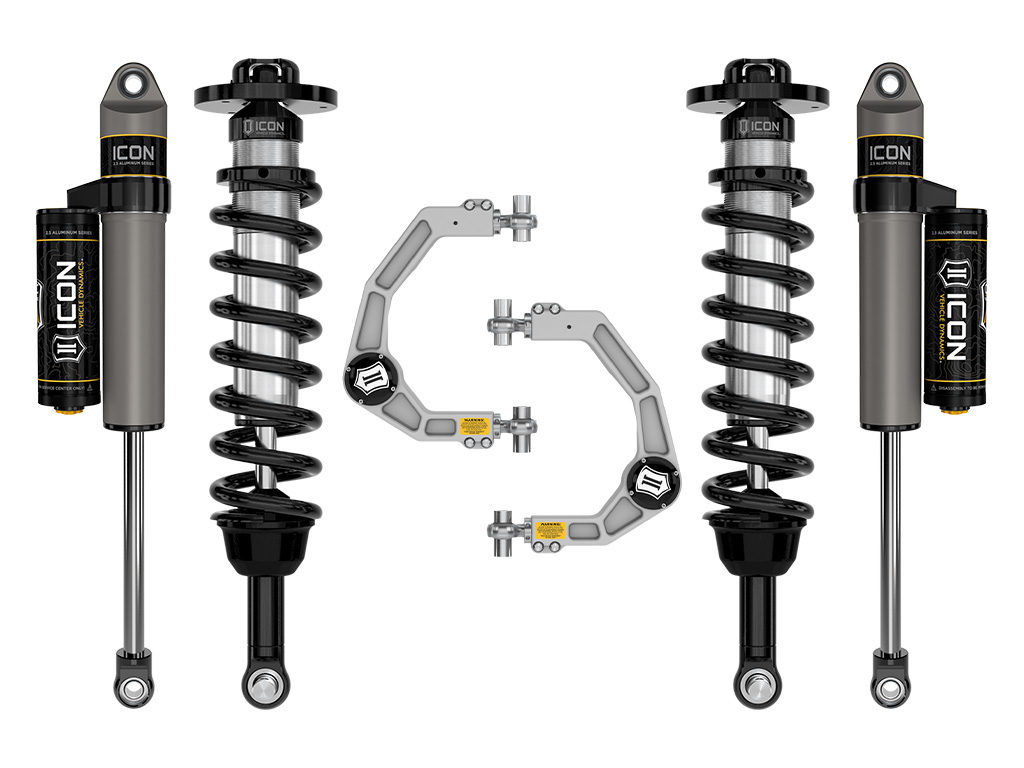 ICON Vehicle Dynamics 21-24 FORD F150 TREMOR 4WD 2.5-3" STAGE 2 SUSPENSION SYSTEM W BILLET UCA K93162