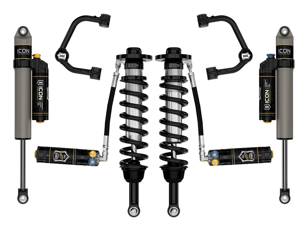 ICON Vehicle Dynamics 21-24 FORD F150 TREMOR 2.5-3" STAGE 4 SUSPENSION SYSTEM TUBULAR CDXS K93164TD