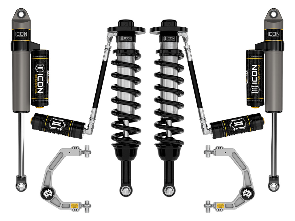 ICON Vehicle Dynamics 21-25 FORD F150 4WD 2.75-3.5" STAGE 3 SUSPENSION SYSTEM W BILLET UCA K93133