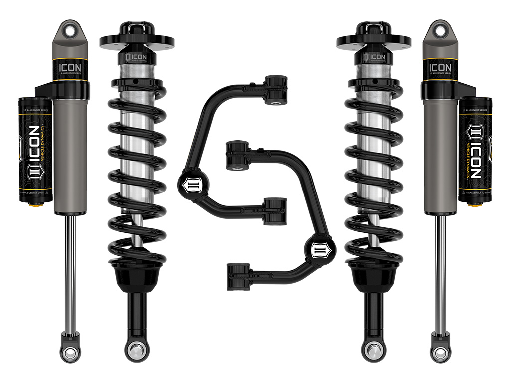 ICON Vehicle Dynamics 21-25 FORD F150 4WD 2.75-3.5" STAGE 2 SUSPENSION SYSTEM W TUBULAR UCA K93132T