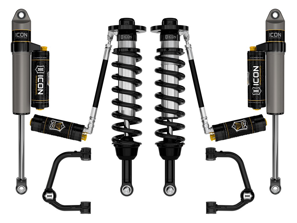 ICON Vehicle Dynamics 21-25 FORD F150 4WD 2.75-3.5" STAGE 4 SUSPENSION SYSTEM TUBULAR CDCV K93134T