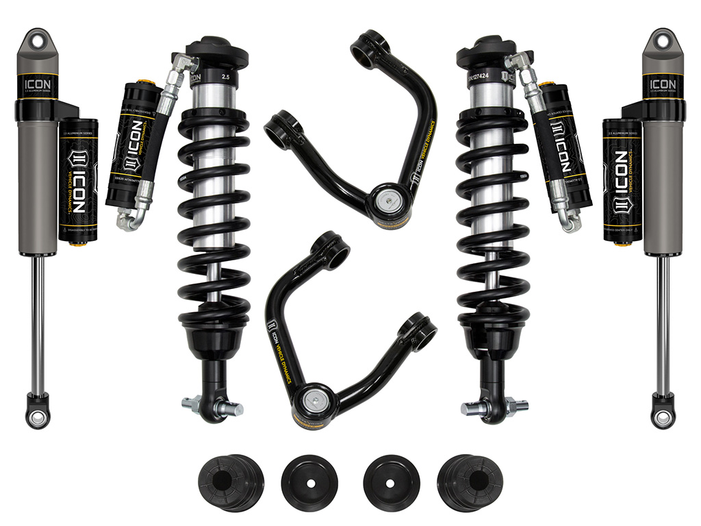 ICON Vehicle Dynamics 19-21 FORD RANGER 0-3.5" STAGE 4 SUSPENSION SYSTEM W TUBULAR UCA AL KNUCKLE K93204TA