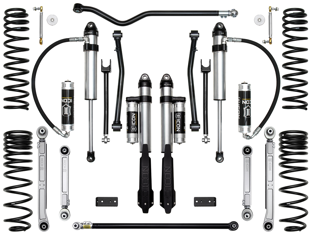 ICON Vehicle Dynamics 20-UP JEEP GLADIATOR 2.5" STAGE 7 SUSPENSION SYSTEM (BILLET) K22107