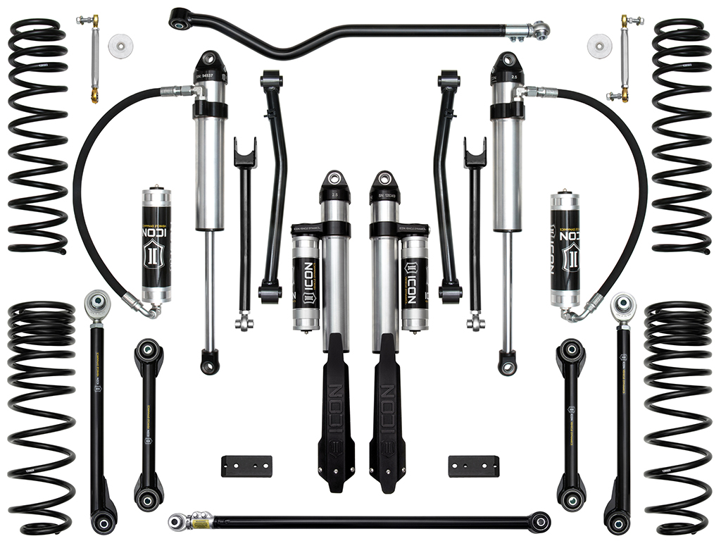 ICON Vehicle Dynamics 20-UP JEEP GLADIATOR 2.5" STAGE 7 SUSPENSION SYSTEM (TUBULAR) K22107T