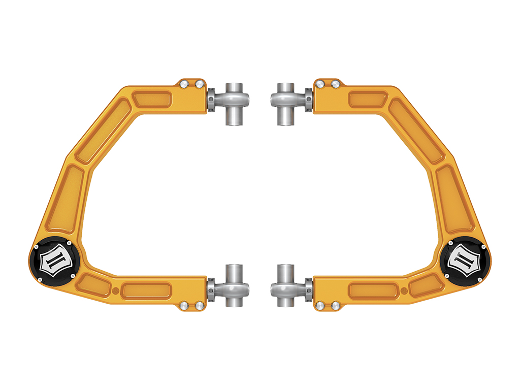 ICON Vehicle Dynamics 24-25 TACOMA/24-25 LC250/24-25 GX550/25 T4R BILLET UCA DJ PRO KIT GOLD ANO 58552GDJ
