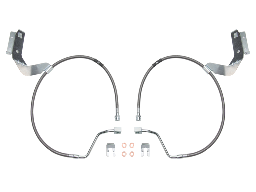 ICON Vehicle Dynamics 17-25 FSD FRONT 4.5 & 7" EXTENDED SS BRAKE LINE KIT 61110